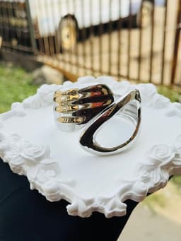 Silver Chunky Bracelets
